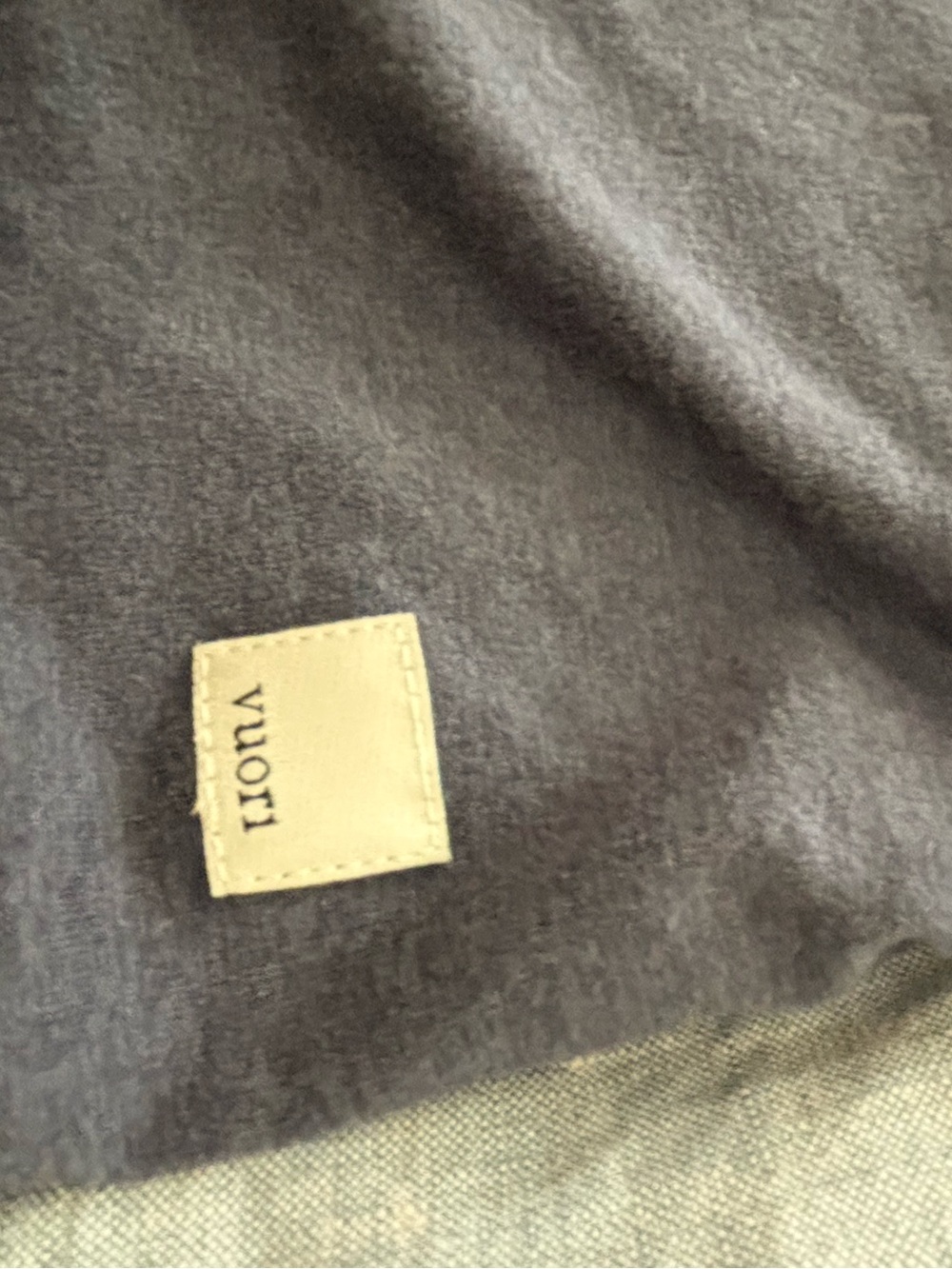 Vuori Scoop Neck Short Sleeve Top - small heather navy - Picture 2 of 4